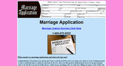 Desktop Screenshot of marriage-application.com